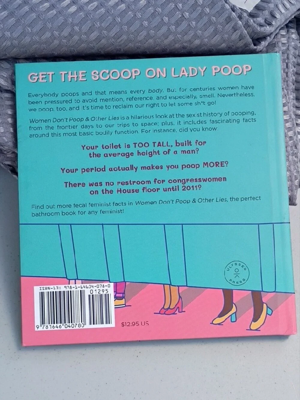 Target Women Don't Poop Book - Pink and Teal